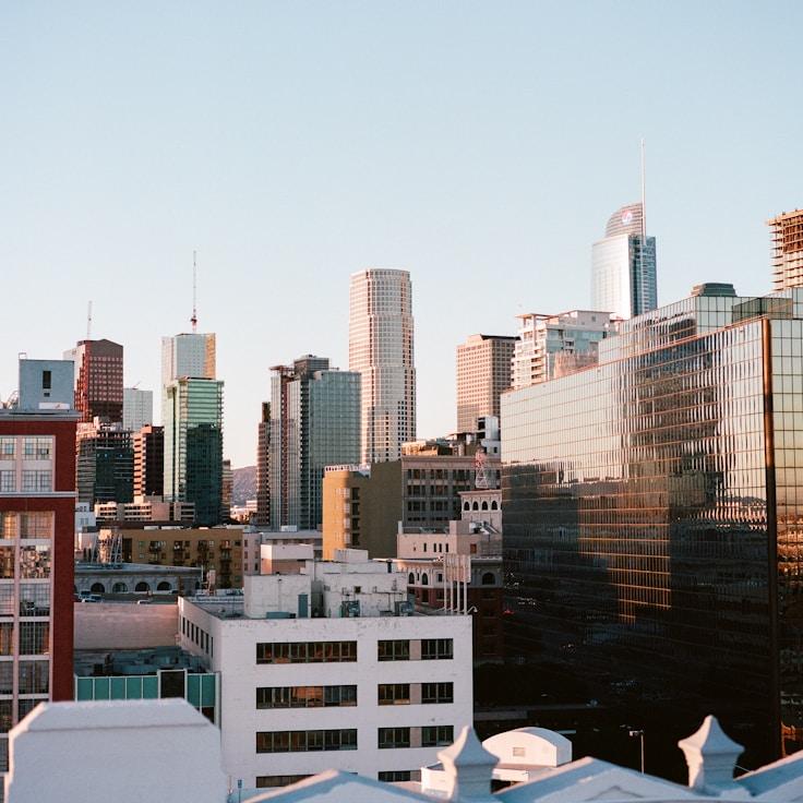 City skyline in Rome, Italy